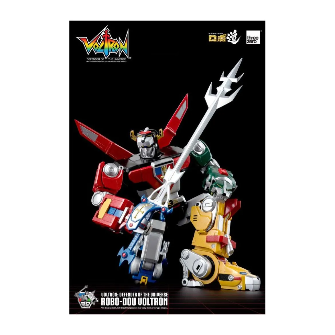 Three Zero - Voltron: Defender of the Universe figurine Robo-Dou Voltron