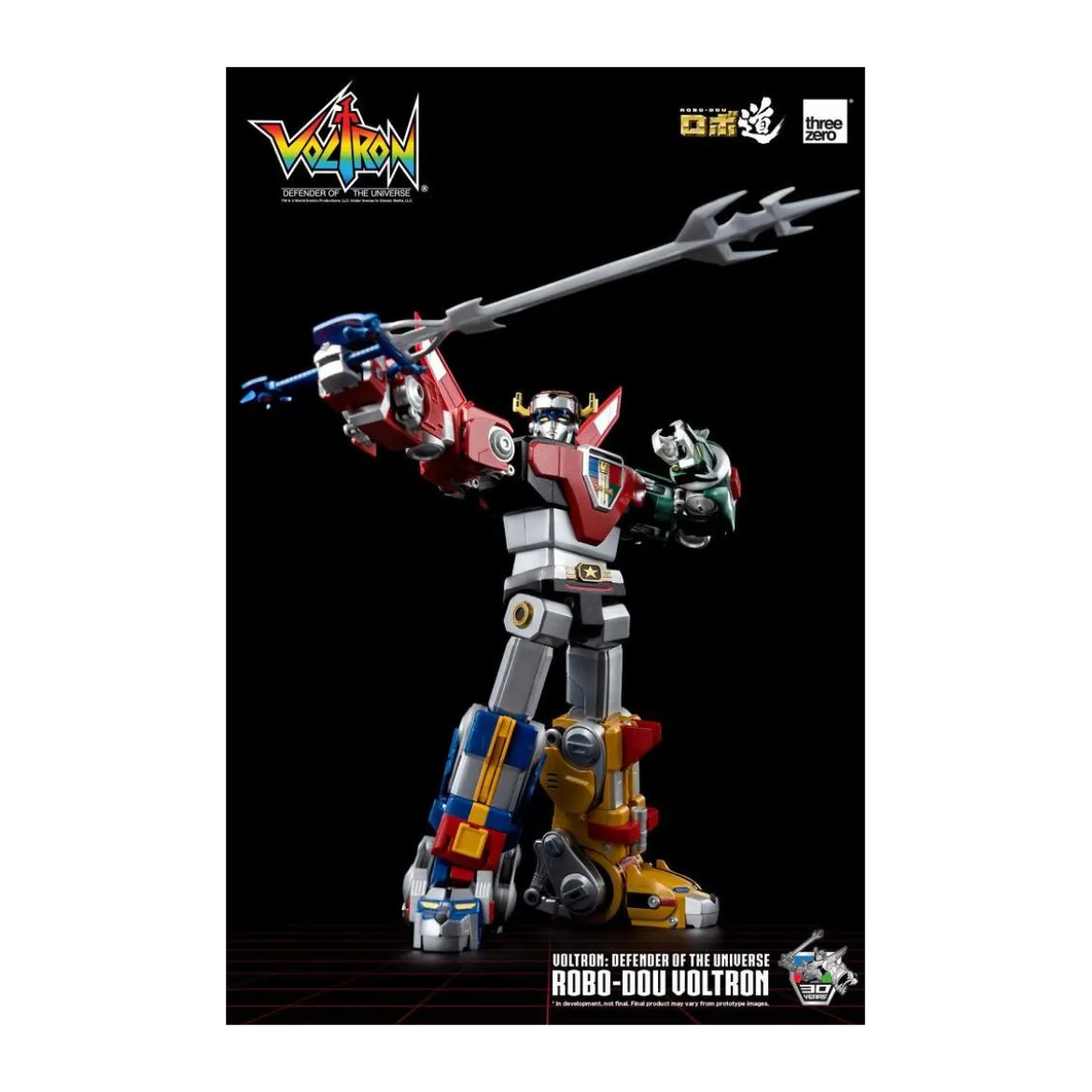 Three Zero - Voltron: Defender of the Universe figurine Robo-Dou Voltron