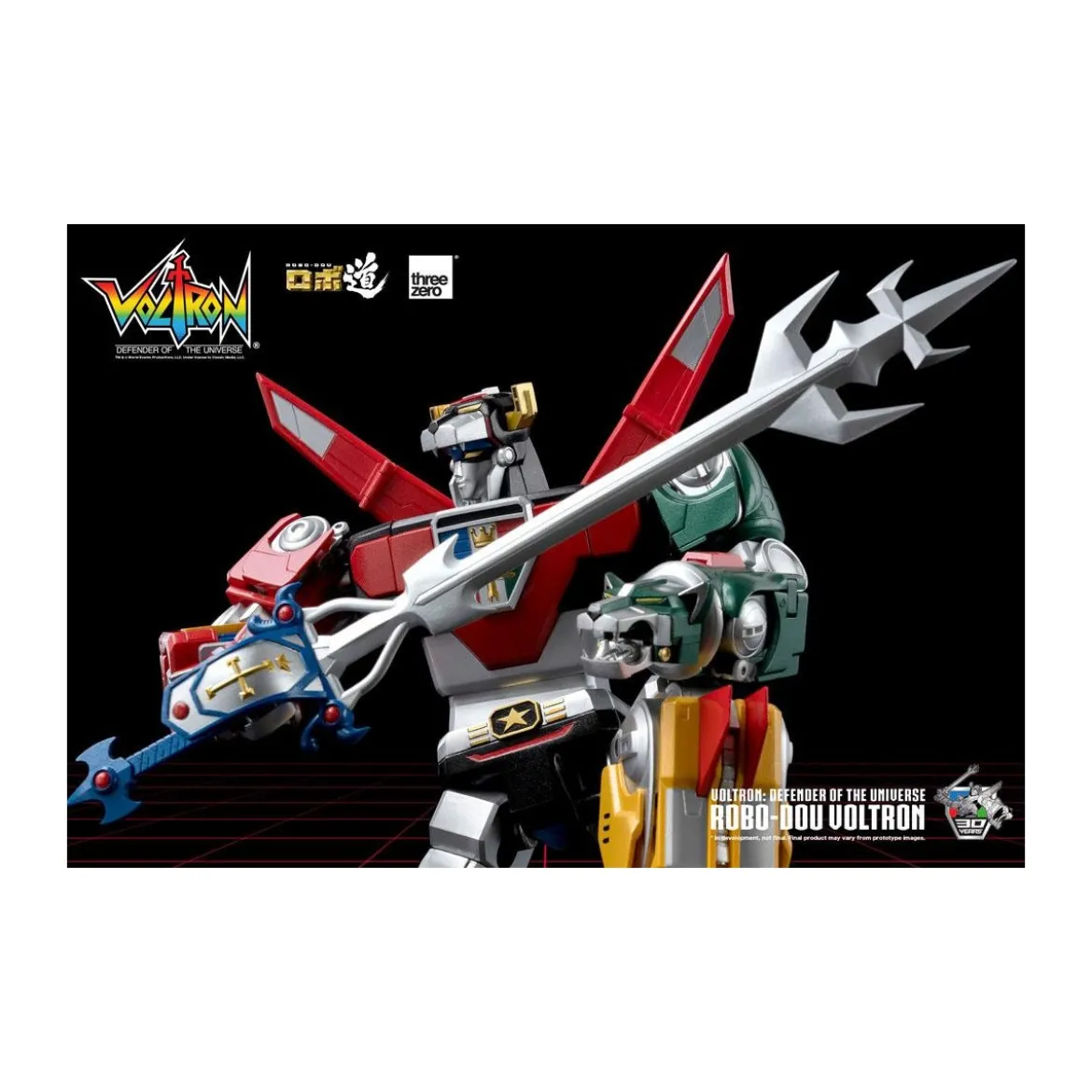 Three Zero - Voltron: Defender of the Universe figurine Robo-Dou Voltron