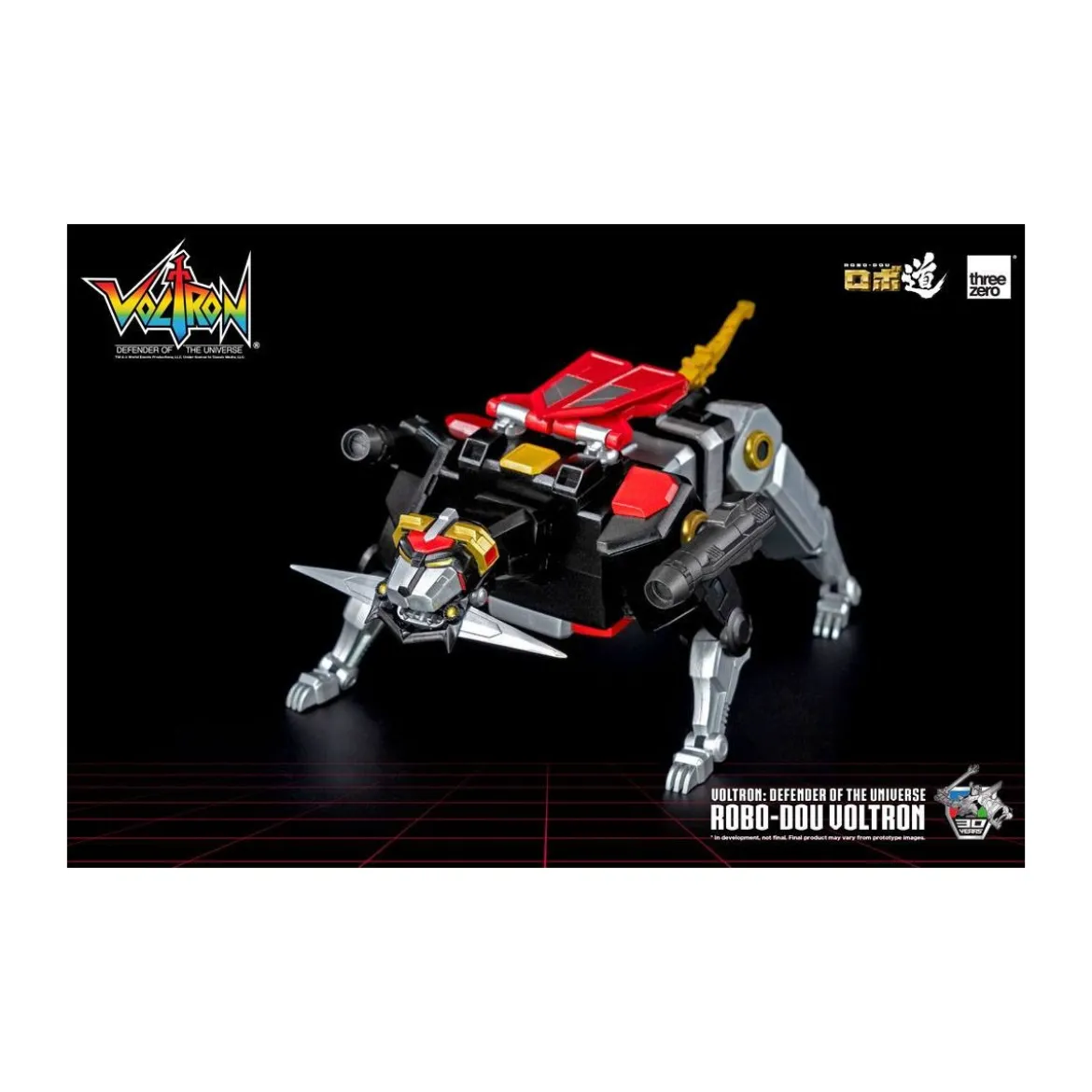 Three Zero - Voltron: Defender of the Universe figurine Robo-Dou Voltron