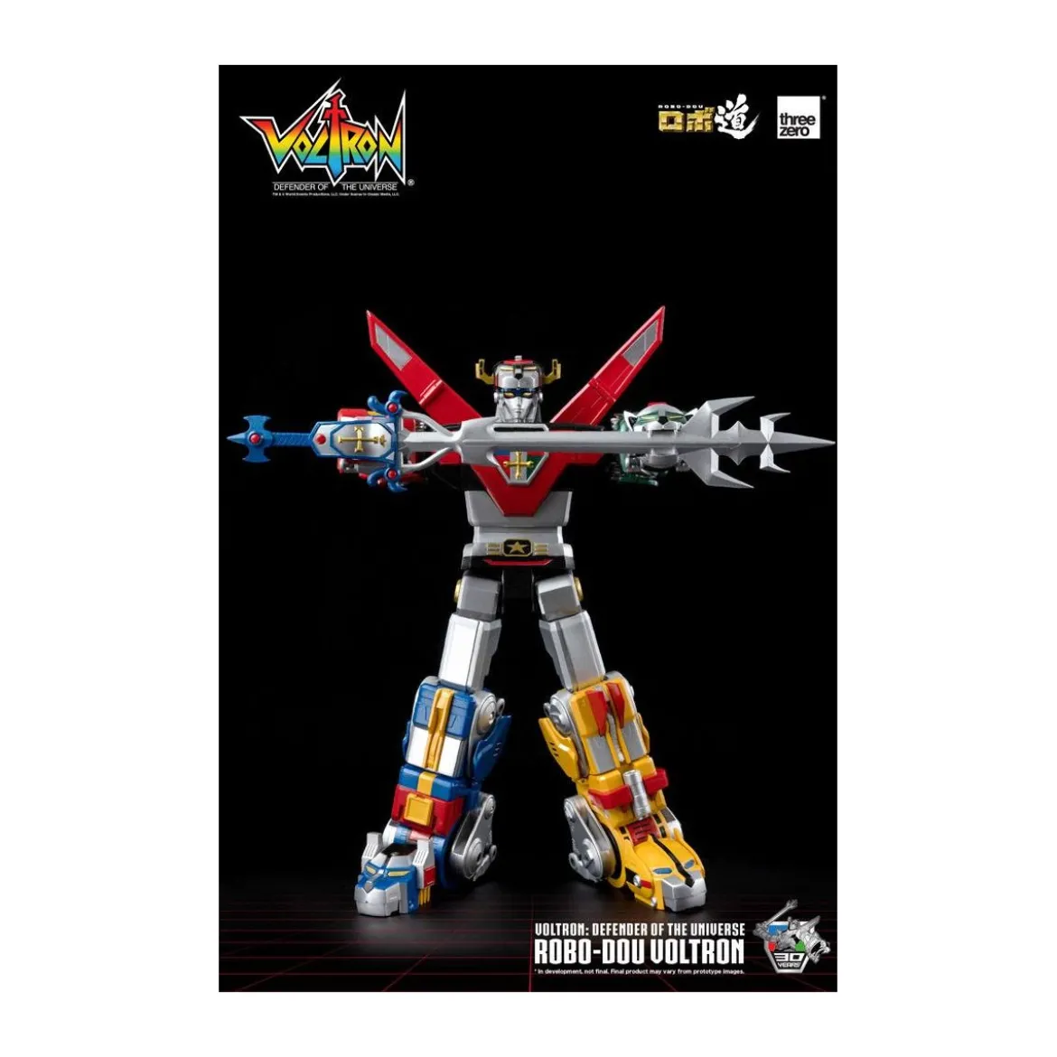 Three Zero - Voltron: Defender of the Universe figurine Robo-Dou Voltron