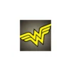 Toile Wonder Woman logo 40 x 30 cm