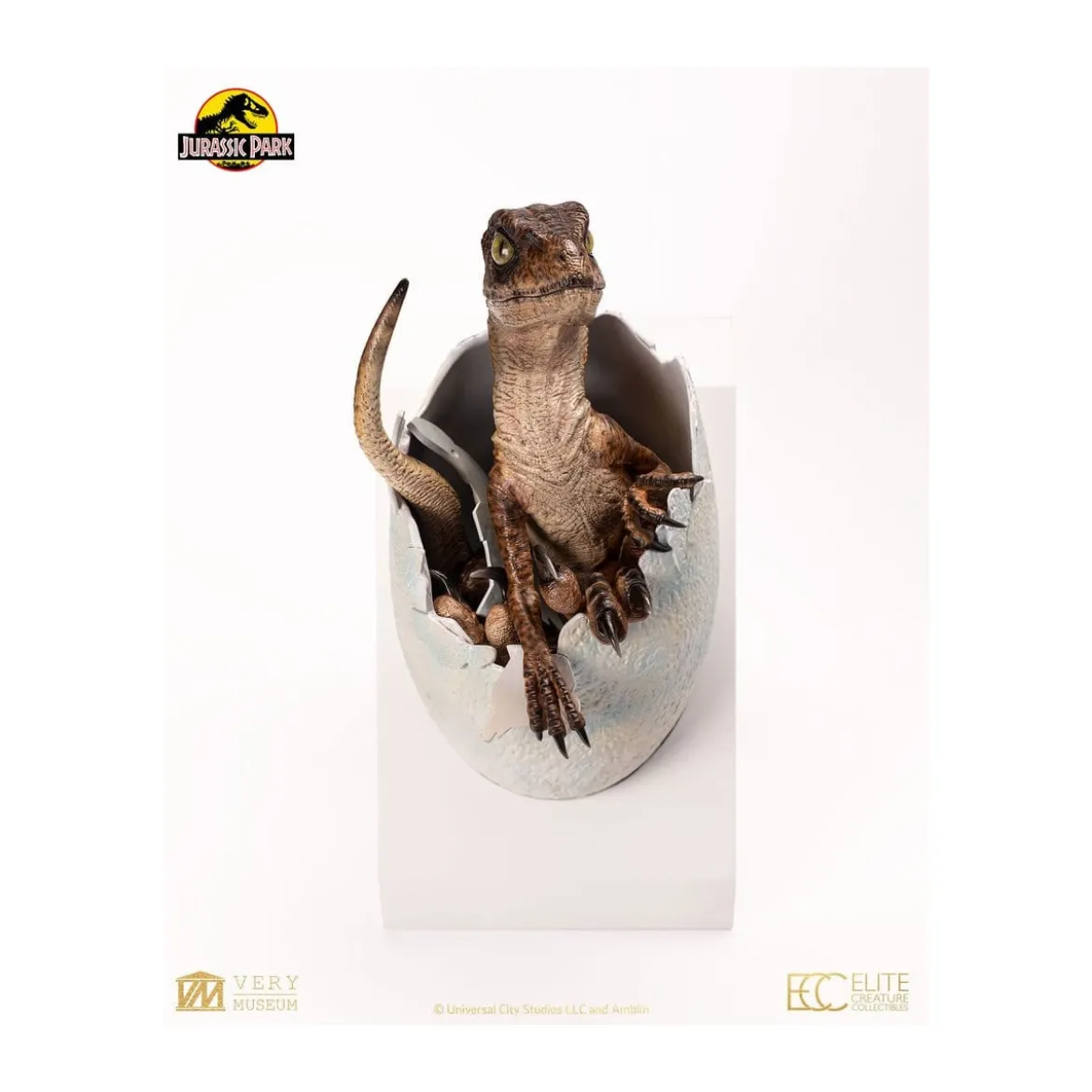 Toynami ECC Elite Creature Collectibles - Velociraptor Hatching Egg 1/1 - Jurassic Park