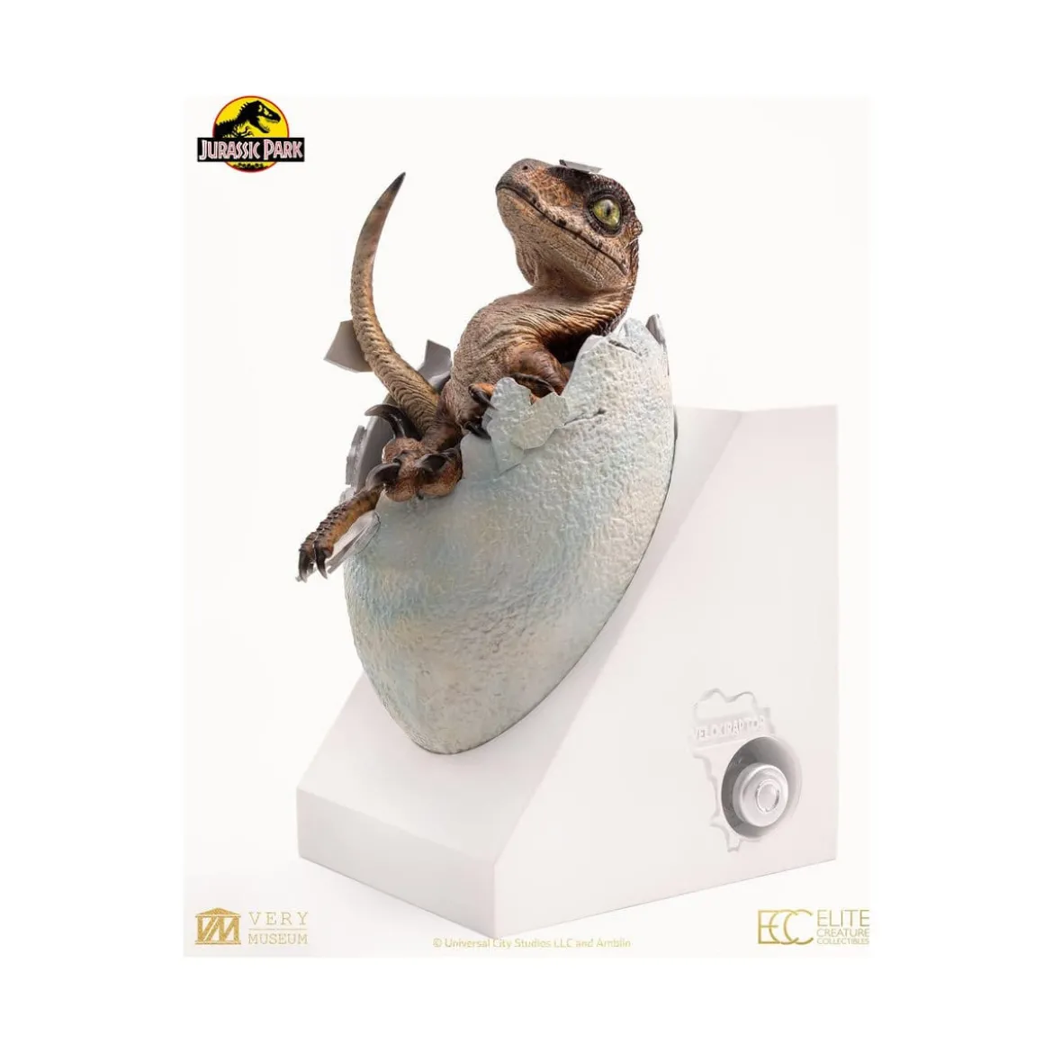 Toynami ECC Elite Creature Collectibles - Velociraptor Hatching Egg 1/1 - Jurassic Park