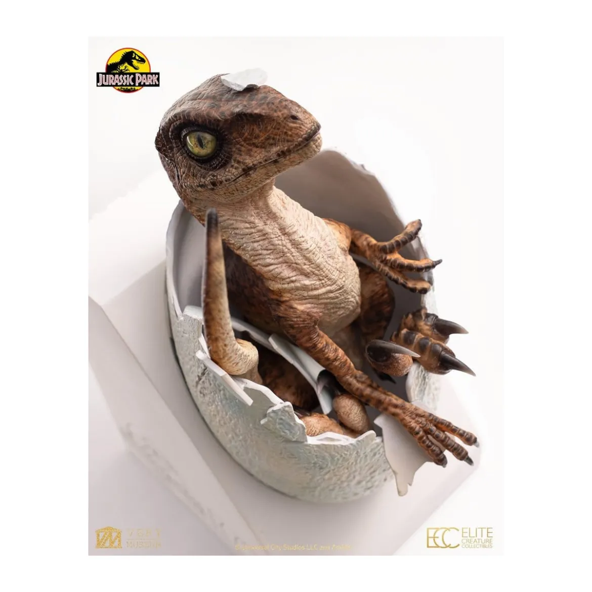 Toynami ECC Elite Creature Collectibles - Velociraptor Hatching Egg 1/1 - Jurassic Park