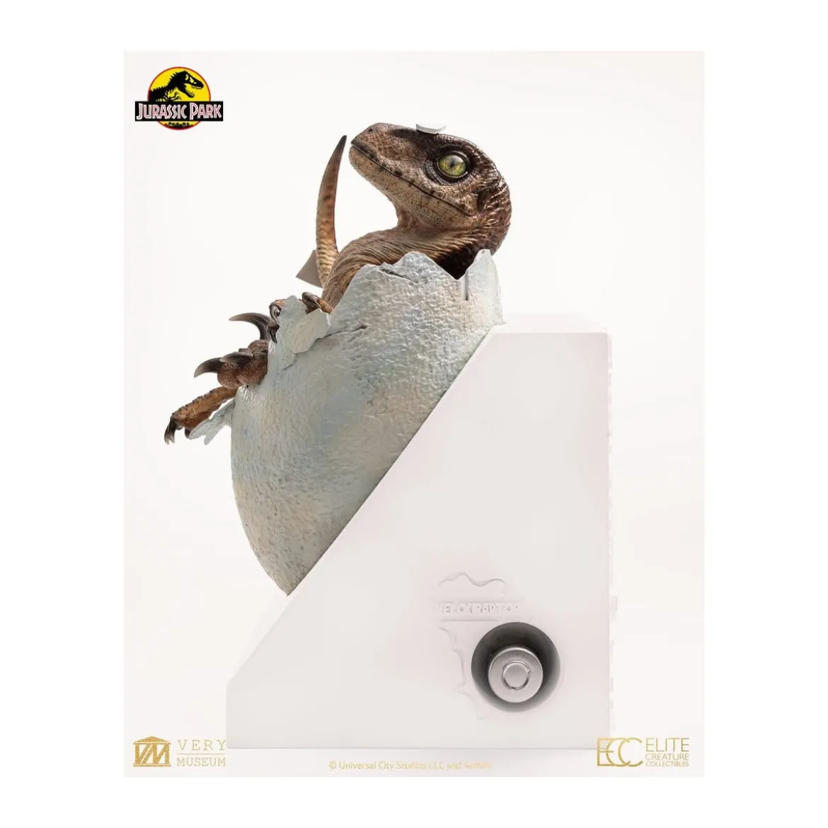 Toynami ECC Elite Creature Collectibles - Velociraptor Hatching Egg 1/1 - Jurassic Park