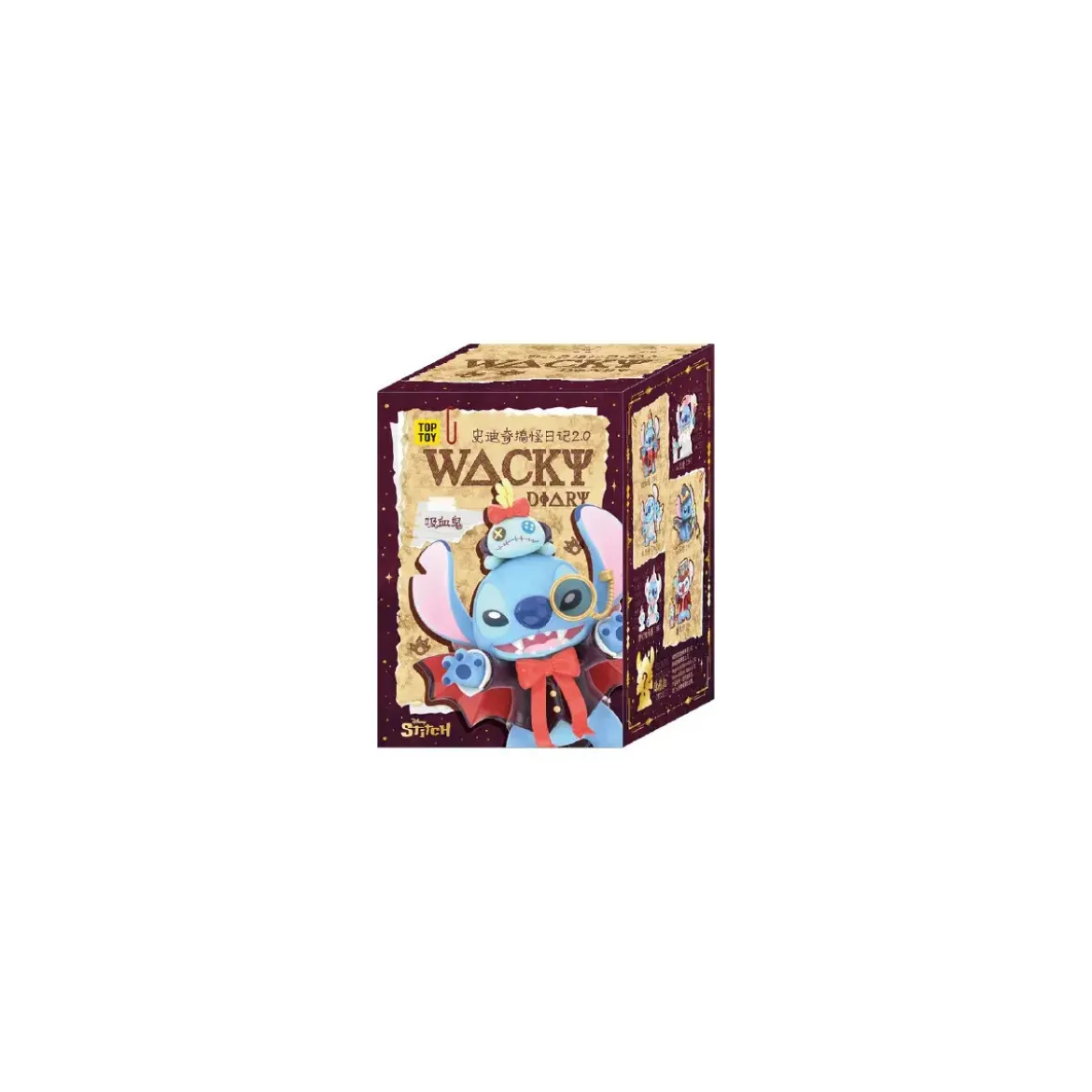 Toy Pop - Disney Stitch Wacky Diary 2.0 - set de 6 figurines en blind box
