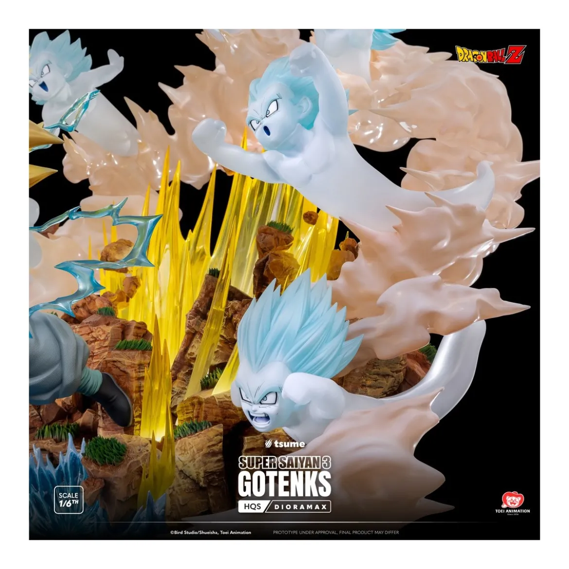 Tsume Dragon Ball Z HQS Dioramax - Super Saiyan 3 GOTENKS 1/6