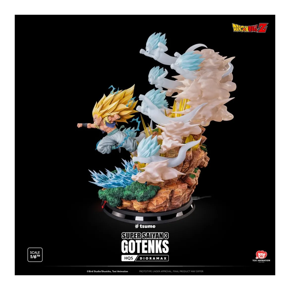 Tsume Dragon Ball Z HQS Dioramax - Super Saiyan 3 GOTENKS 1/6