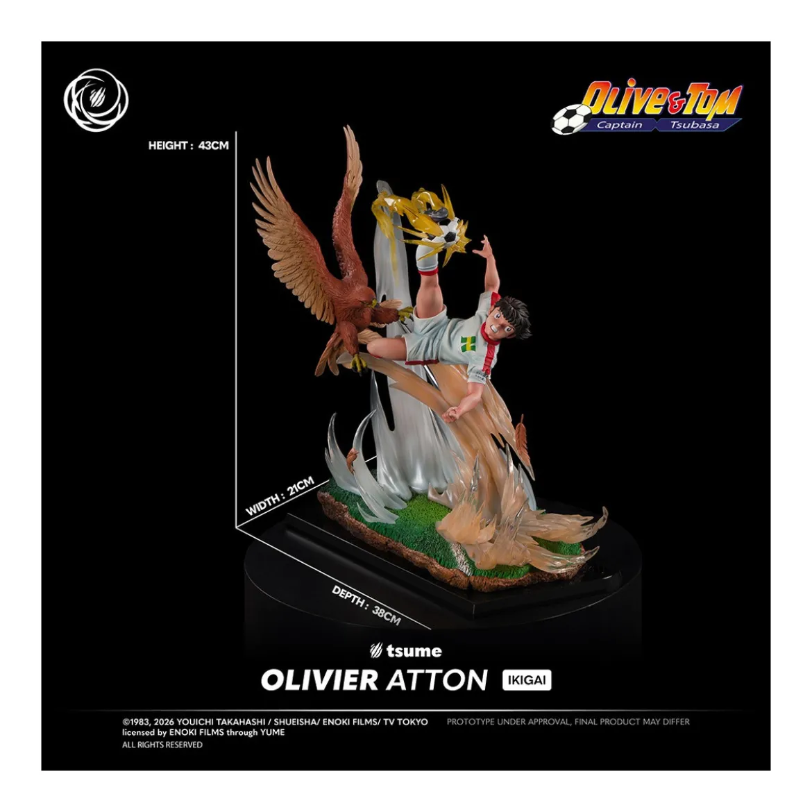 Tsume Ikigai - Olivier Atton 1/6 - Olive & Tom - Captain Tsubasa