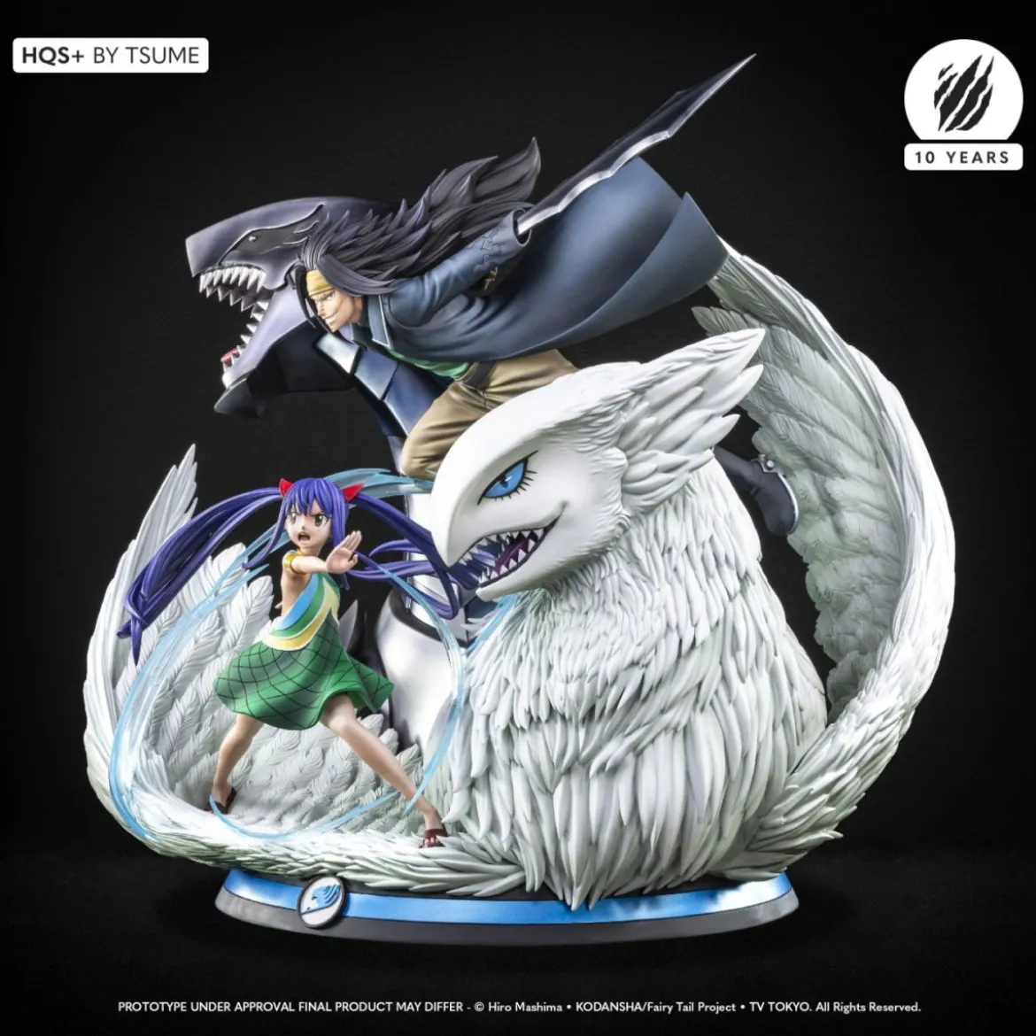 Tsume Statue Fairy Tail Gajeel & Wendy HQS+