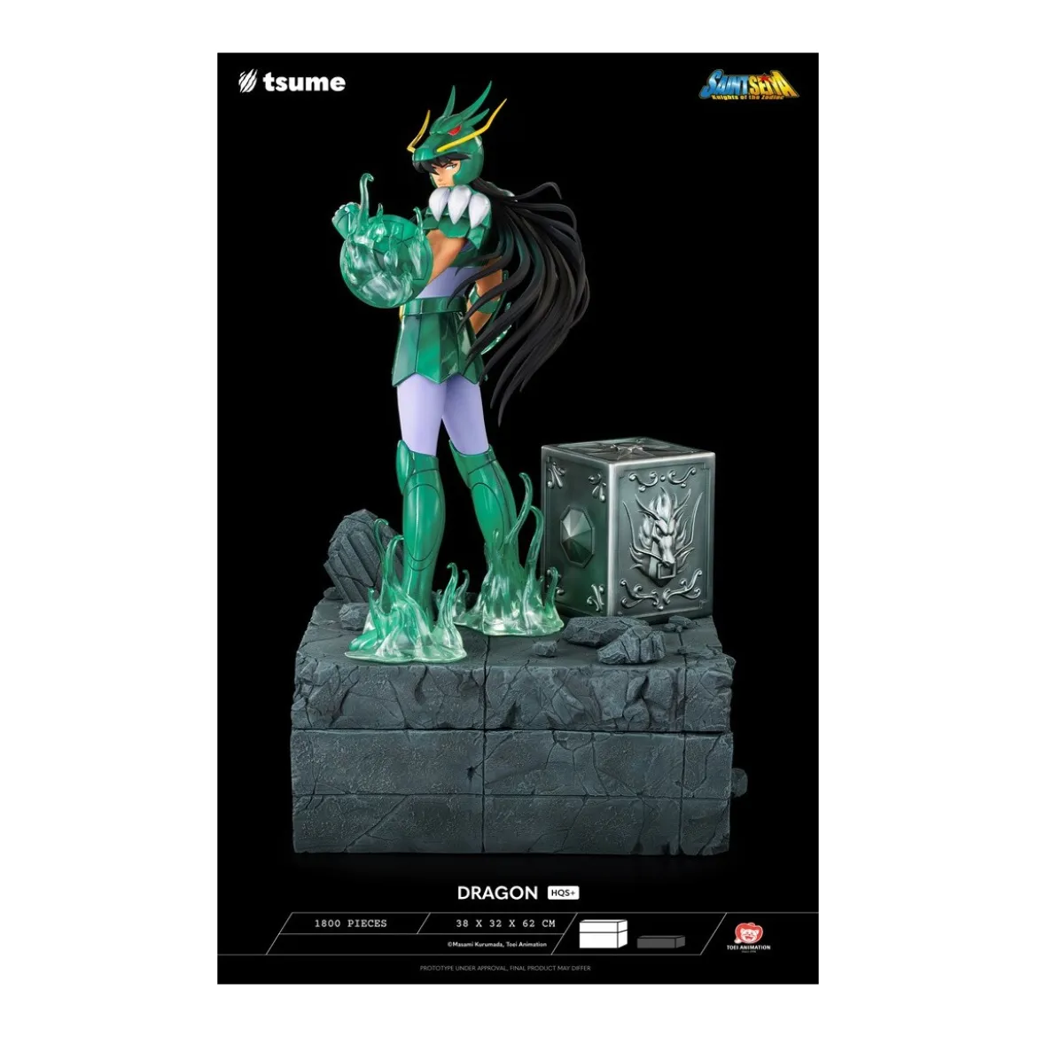 Tsume Statue HQS+ Saint Seiya - Shiryu du Dragon V.1 1/4