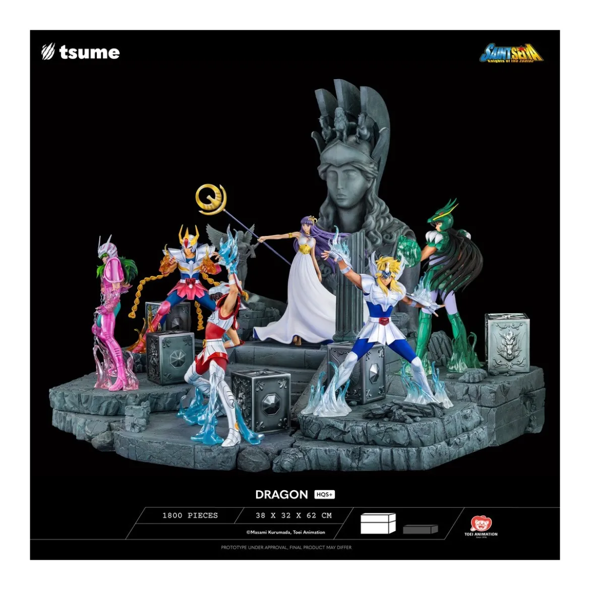 Tsume Statue HQS+ Saint Seiya - Shiryu du Dragon V.1 1/4