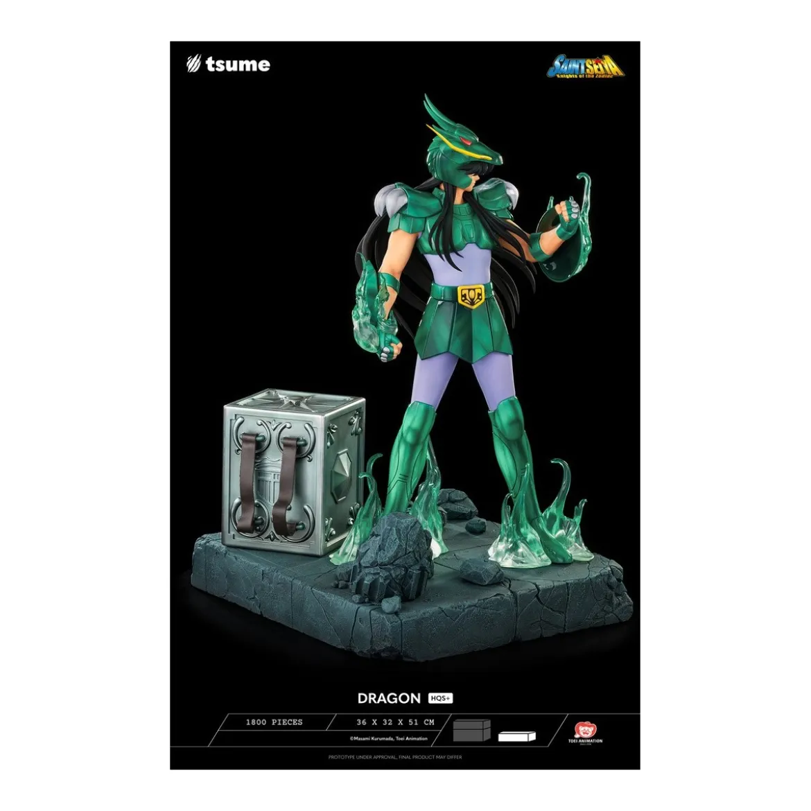 Tsume Statue HQS+ Saint Seiya - Shiryu du Dragon V.1 1/4