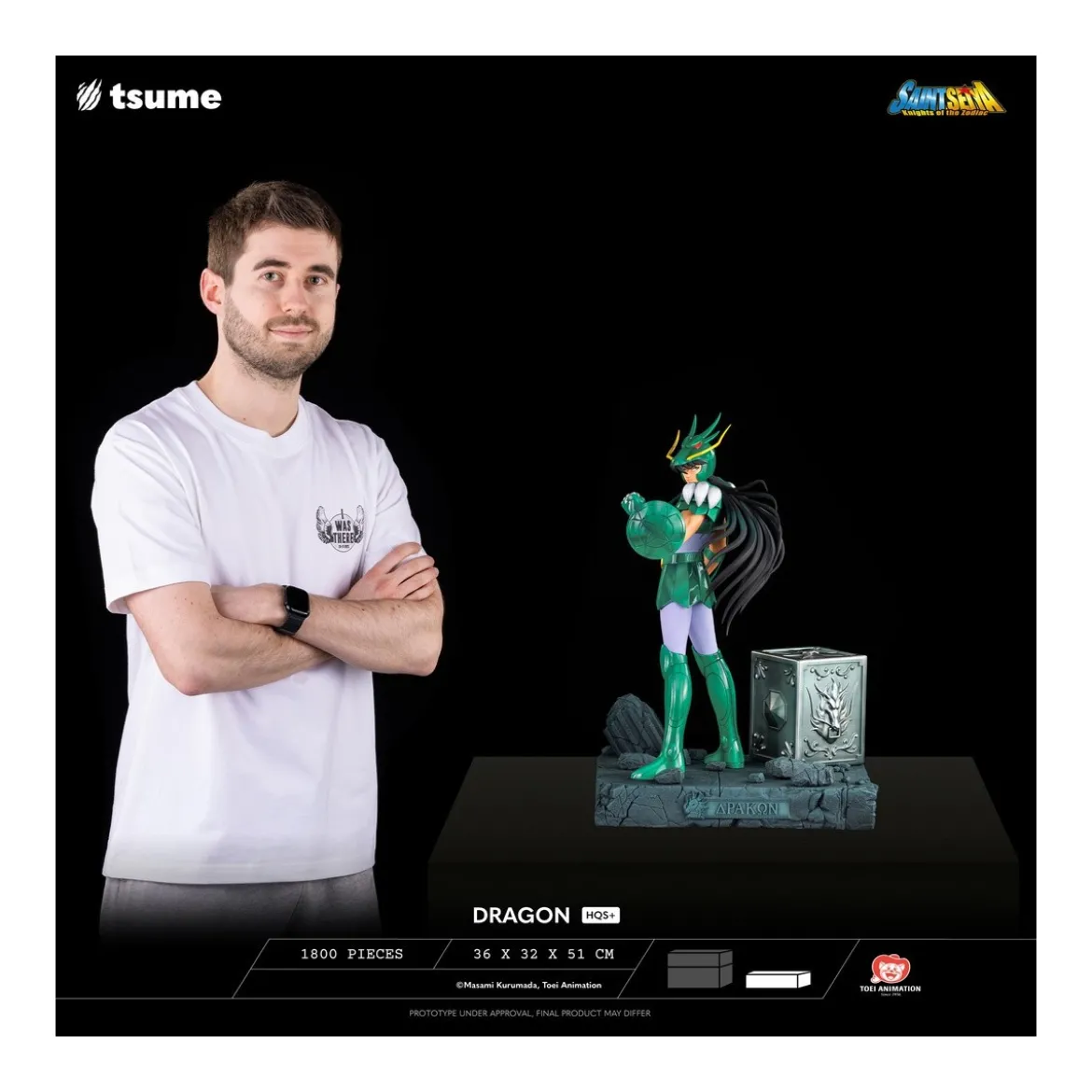 Tsume Statue HQS+ Saint Seiya - Shiryu du Dragon V.1 1/4