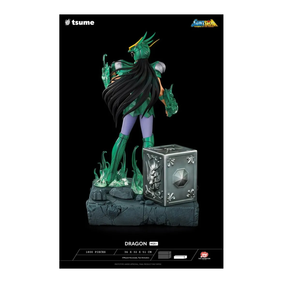 Tsume Statue HQS+ Saint Seiya - Shiryu du Dragon V.1 1/4
