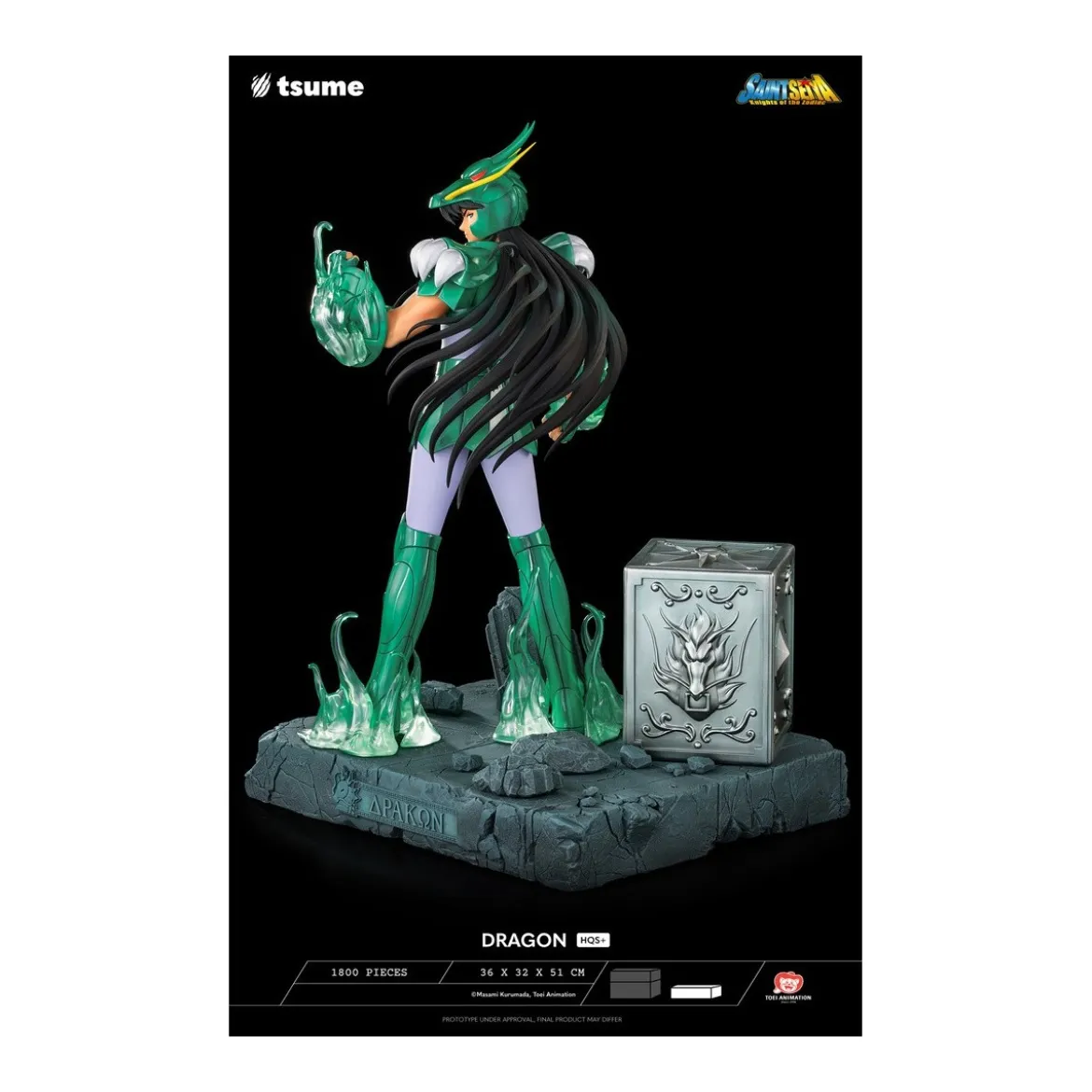 Tsume Statue HQS+ Saint Seiya - Shiryu du Dragon V.1 1/4