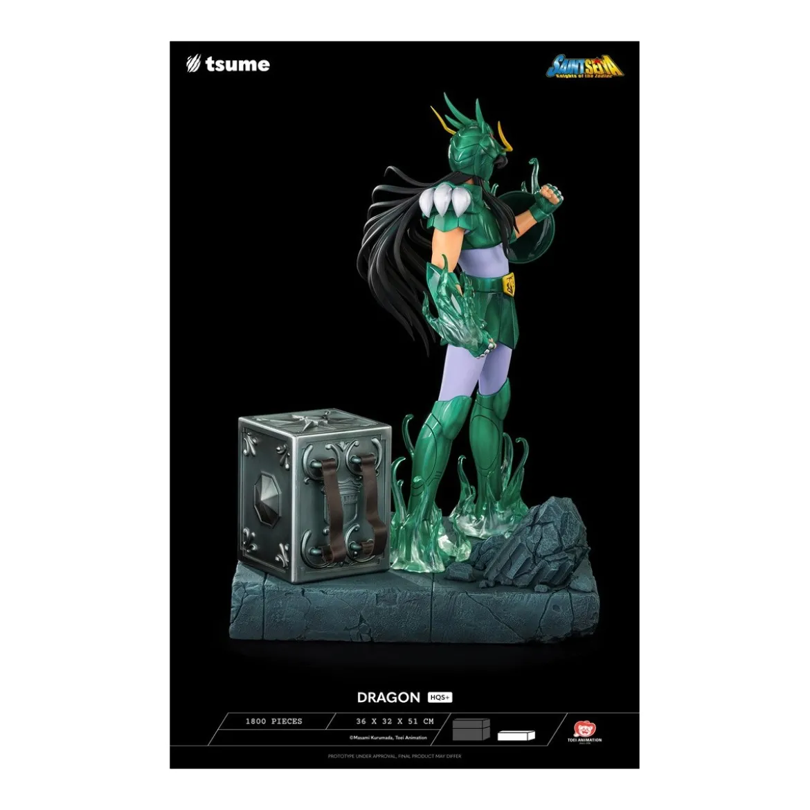 Tsume Statue HQS+ Saint Seiya - Shiryu du Dragon V.1 1/4