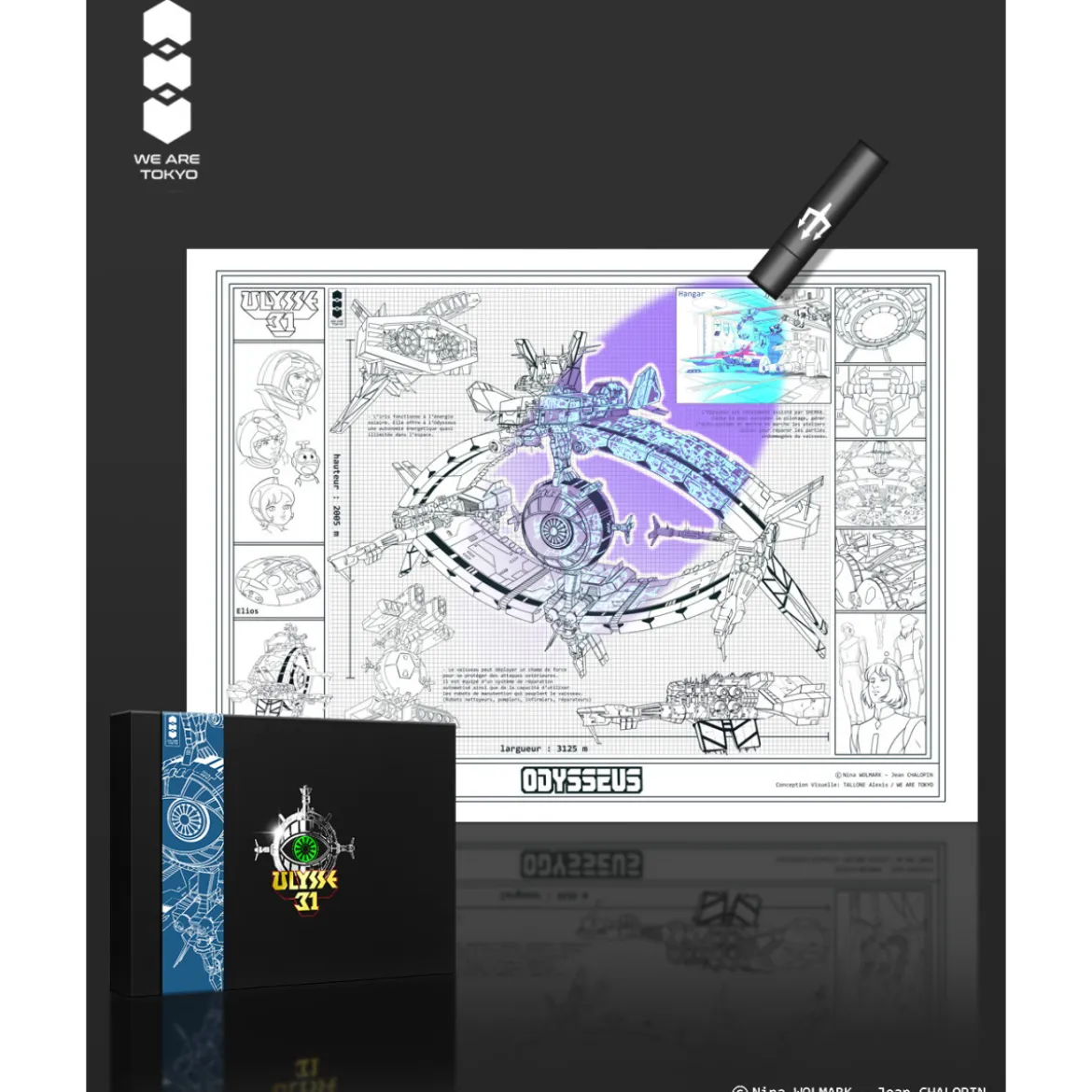 Ulysse 31 Uv Art Print - Odysseus A3 - We Are Tokyo