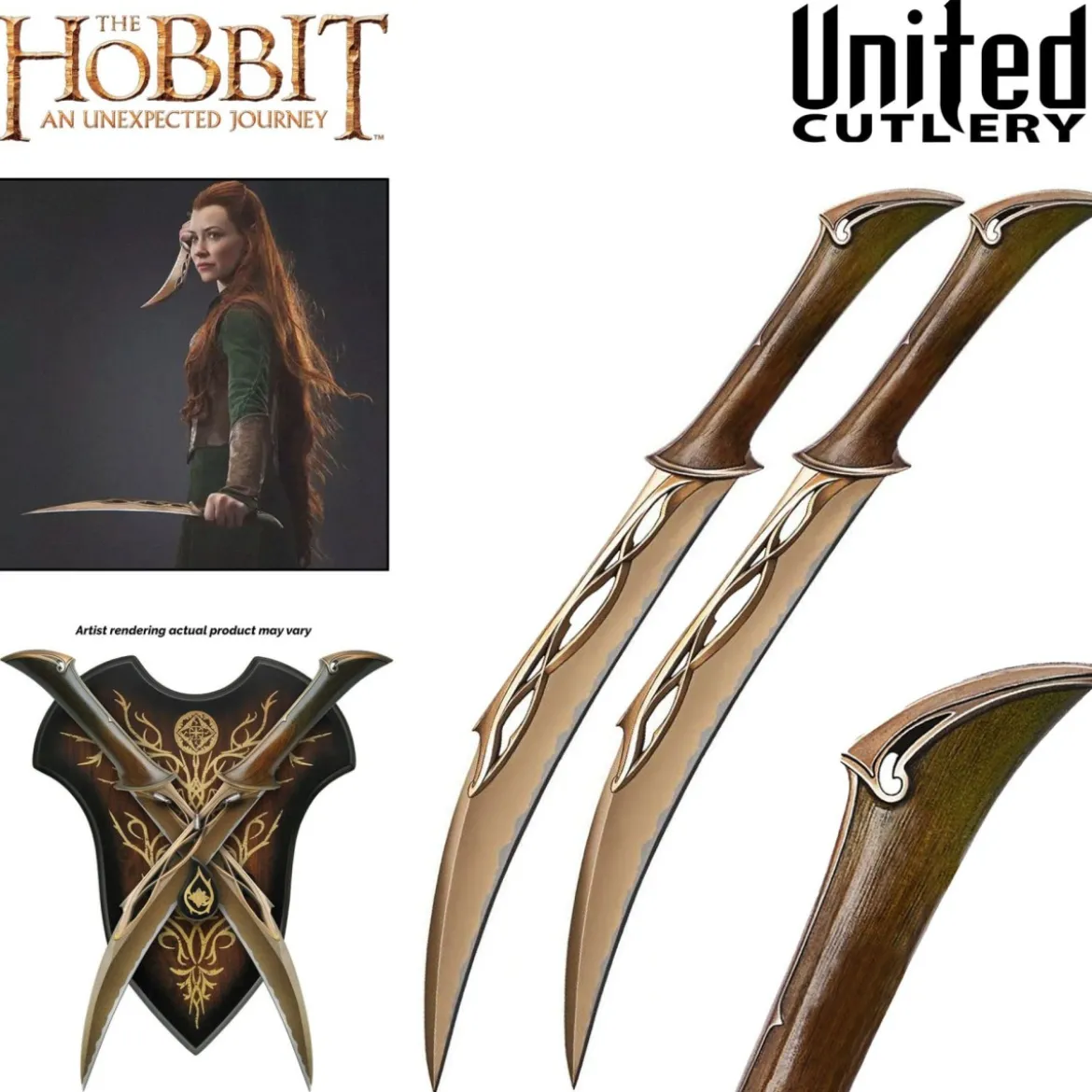 United Cutlery Hobbit Réplique Dagues Tauriel