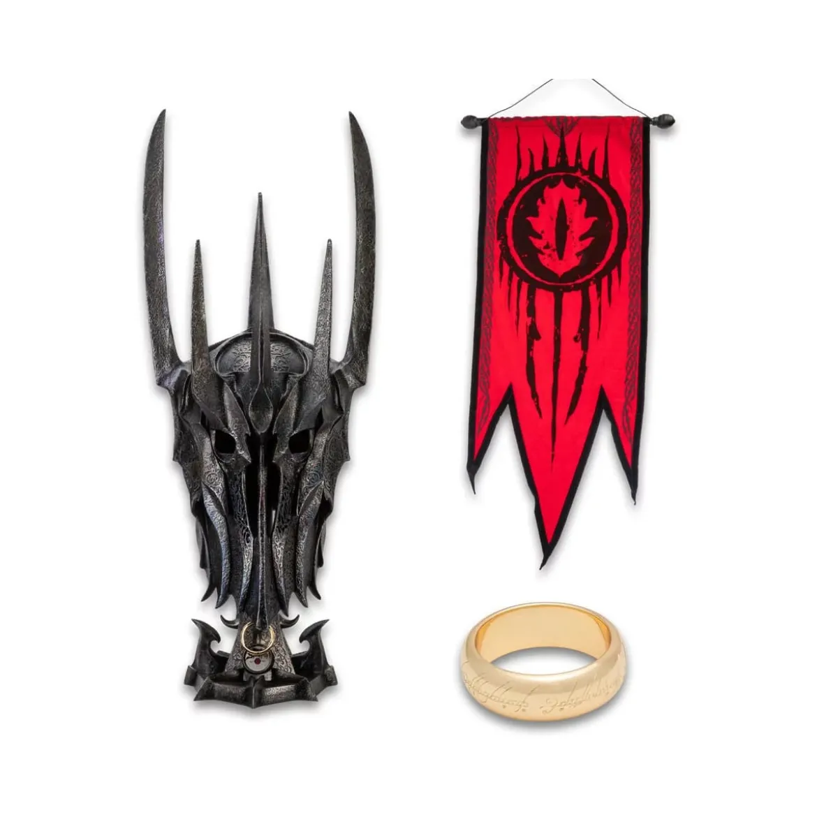 United Cutlery - Le Seigneur des anneaux Réplique Museum Collection 1/1 casque de guerre Sauron