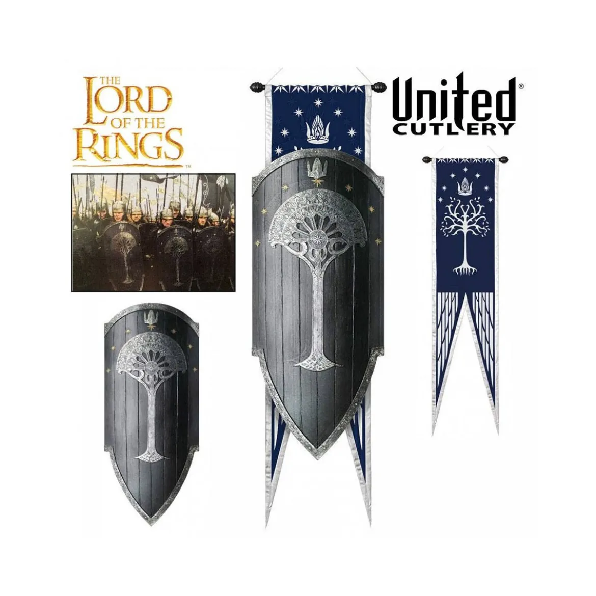 United Cutlery - Lord of the Rings: Gondorian Shield - Bouclier du Gondor