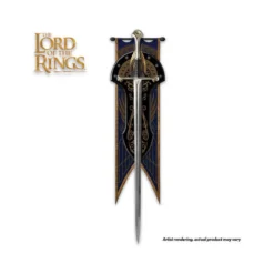United Cutlery LOTR Anduril Sword of King Elessar Museum Collection Edition - Le Seigneur des Anneaux