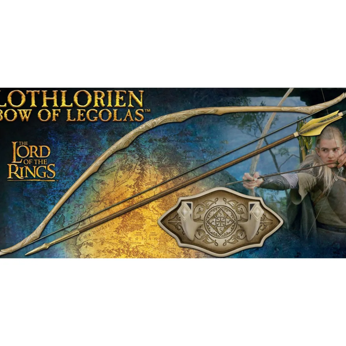 United Cutlery LOTR - Lothlorien Bow of Legolas - Le Seigneur des Anneaux