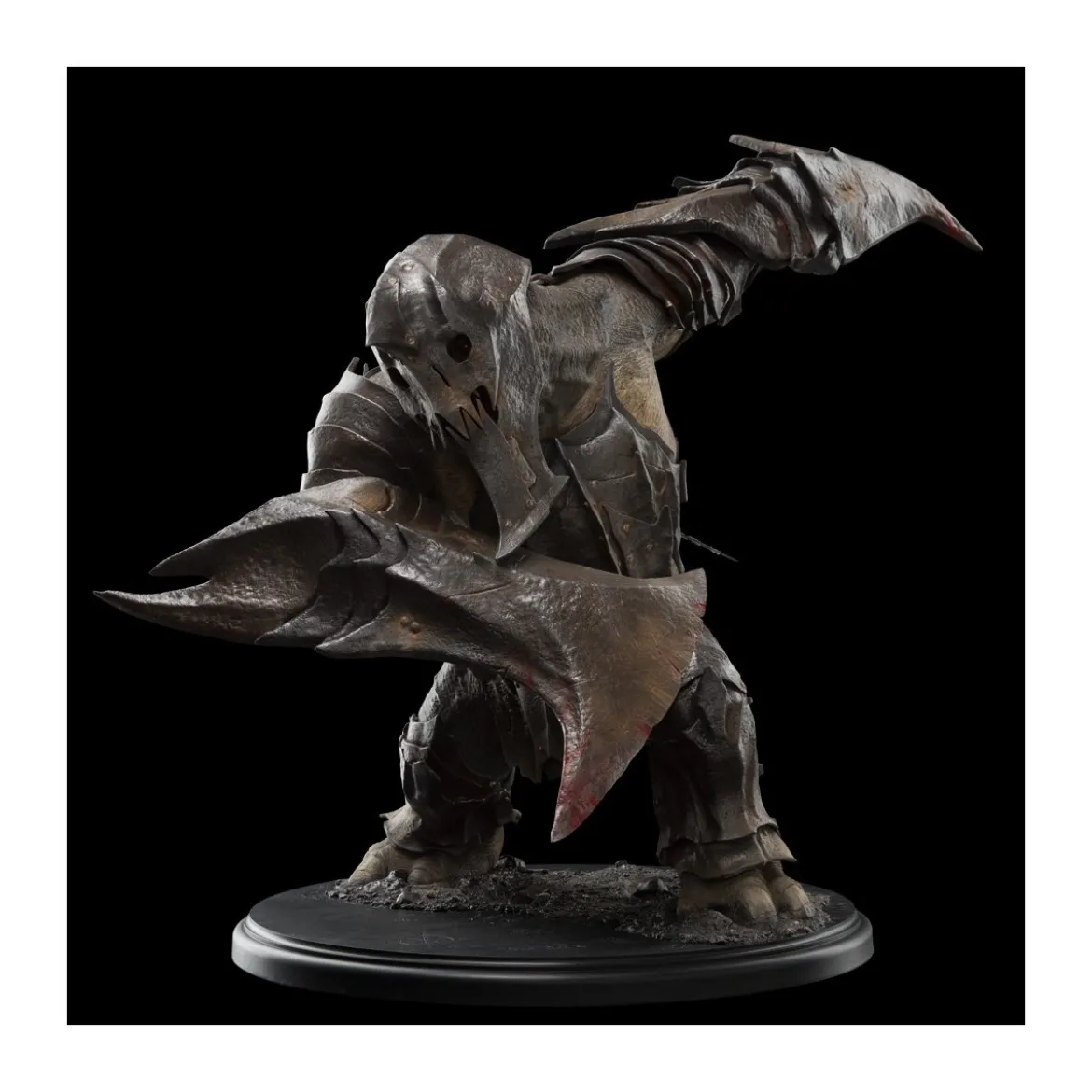 Weta Le Hobbit Statue War Troll and Helm - Depot vente