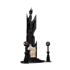 Weta - Le Seigneur des Anneaux - Saruman the White on Throne statue 1/6