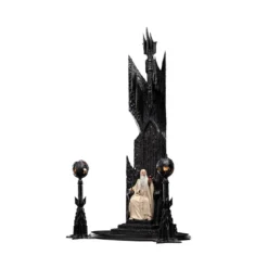 Weta - Le Seigneur des Anneaux - Saruman the White on Throne statue 1/6