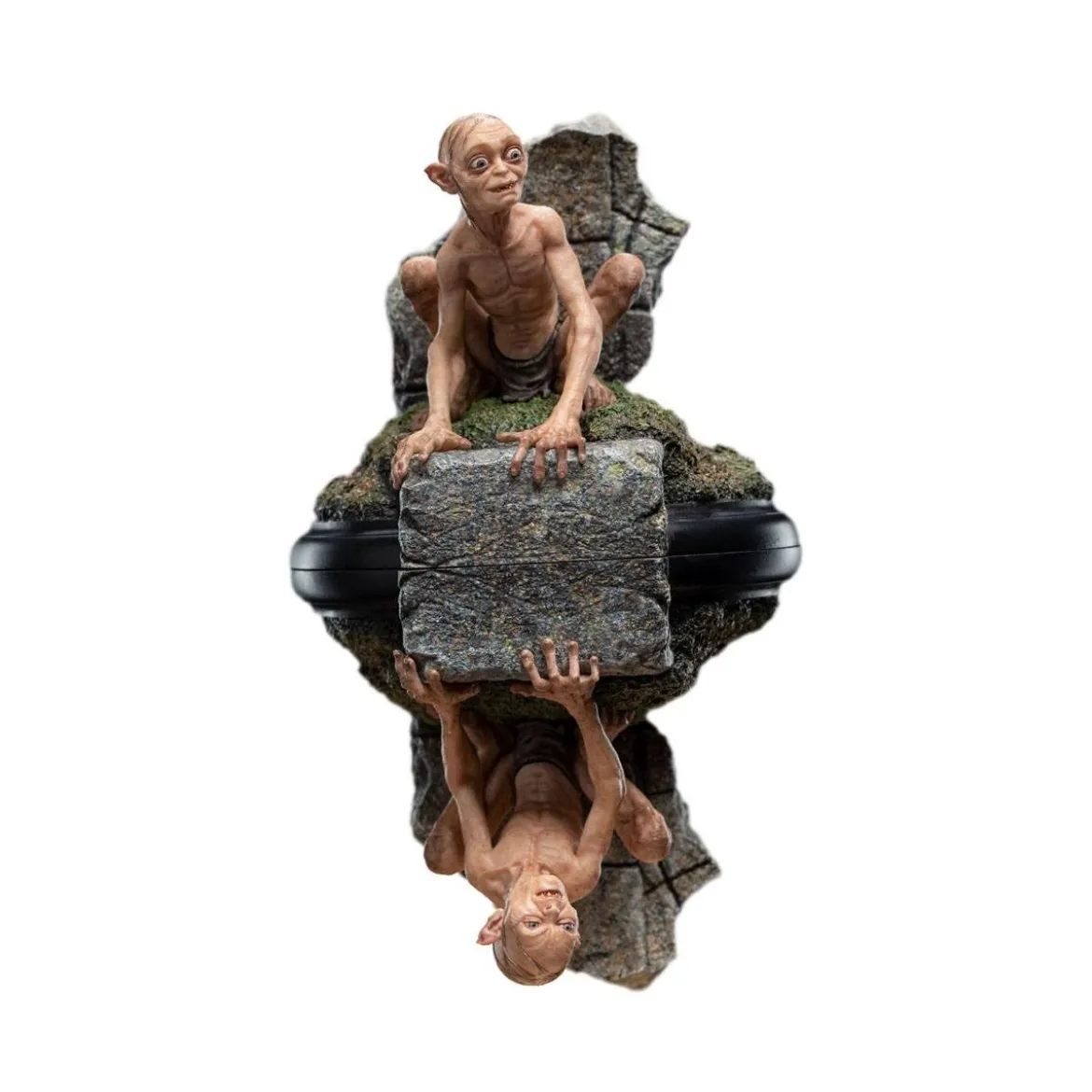 Weta - Le Seigneur des Anneaux statuette Gollum & Sméagol in Ithilien - LOTR