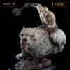 Weta Statue Hobbit Azog The Defiler on Warg - Occasion