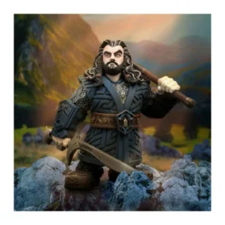Weta Statue Vinyl Le Hobbit figurine Mini Epics Thorin Oakenshield Limited Edition - Ecu de Chêne.
