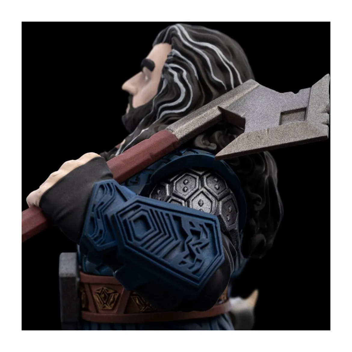 Weta Statue Vinyl Le Hobbit figurine Mini Epics Thorin Oakenshield Limited Edition - Ecu de Chêne.