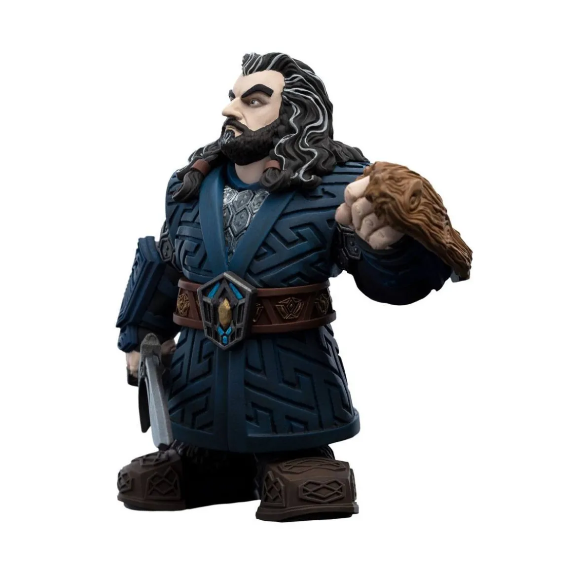 Weta Statue Vinyl Le Hobbit figurine Mini Epics Thorin Oakenshield - Ecu de Chêne.