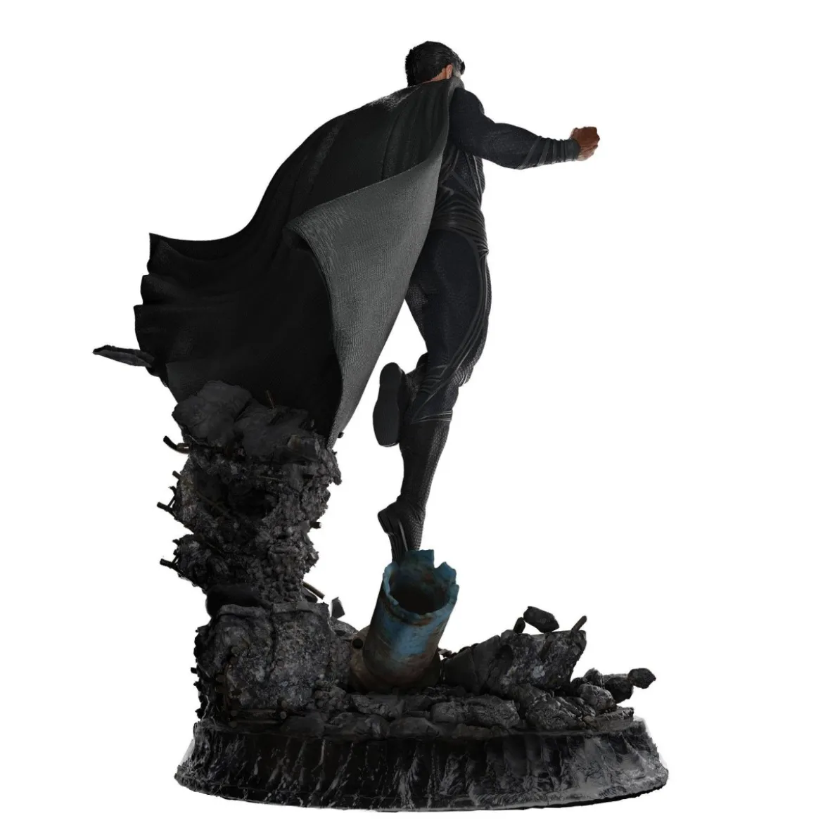 Weta Superman Black Suit Zack Snyder Justice League 1/4
