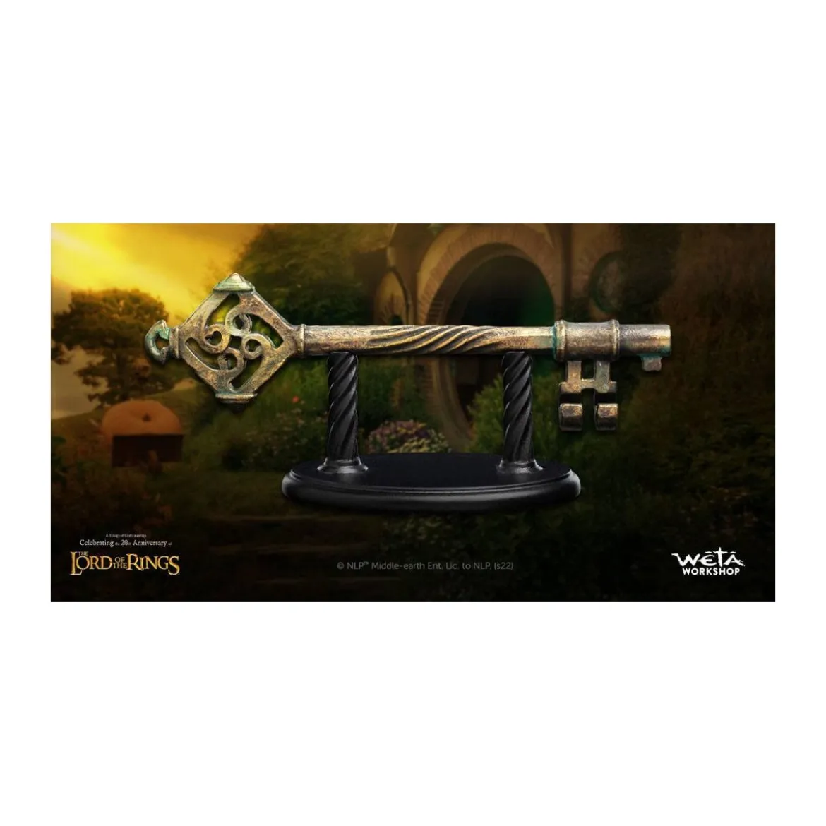 Weta Workshop - Clé de la demeure Cul-de-Sac - Le Seigneur des Anneaux réplique 1/1